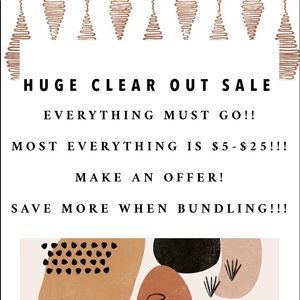 HUGE SALE